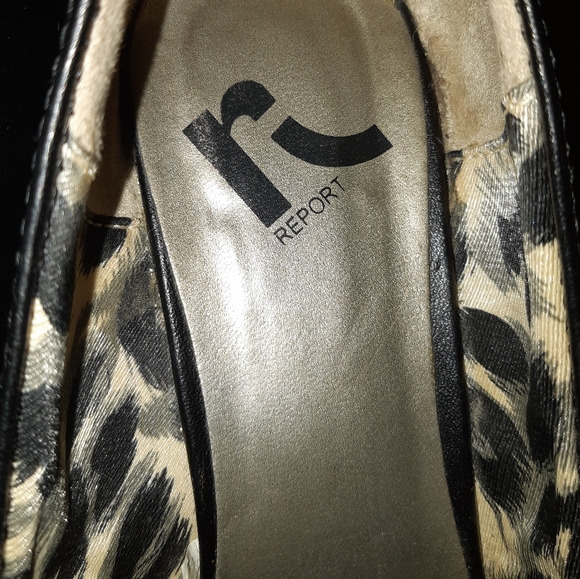 Report Black Wedge Heels with Bow - Picture 9 of 10